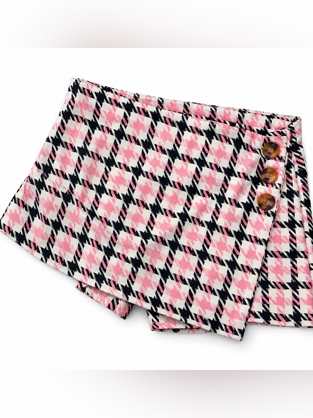 Jolie & Joy Pink & Black Women's Skorts